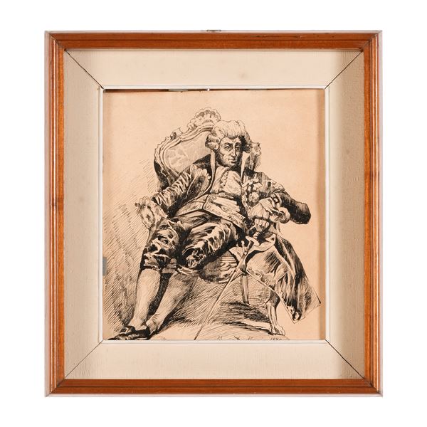 Figura maschile seduta