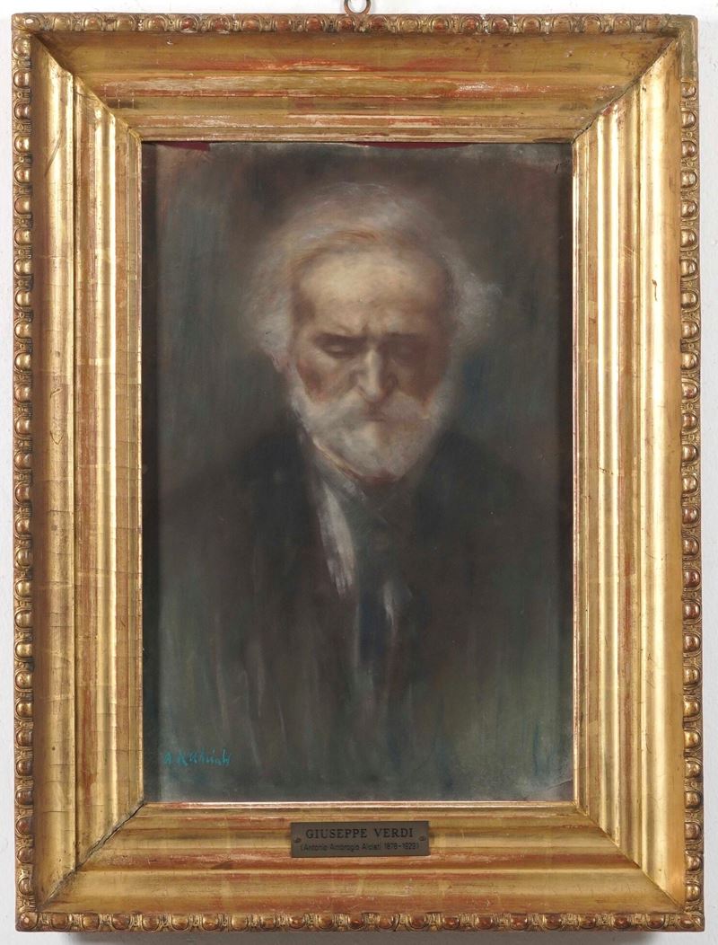 Antonio Ambrogio Alciati : Giuseppe Verdi  - Auction 19th and 20th Century Paintings - Cambi Casa d'Aste