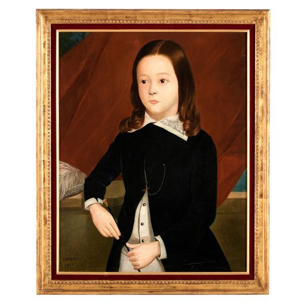 Lasagna, 1850 Ritratto di fanciullo