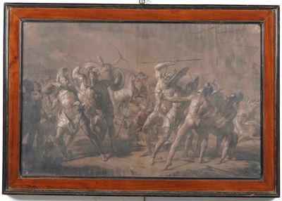 Pittore del XIX secolo, Battaglia