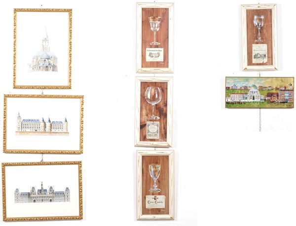 Lotto di stampe e disegni