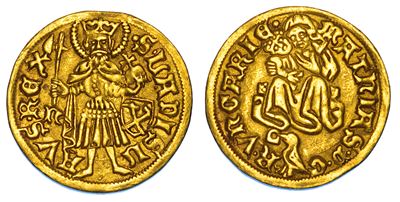Ungheria, Matthias Corvinus, Ducato (Goldgulden), 1458-1490, Nagybanya