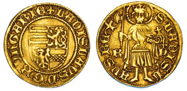 UNGHERIA. LADISLAUS V, 1453-1457. Ducat (Goldgulden). Kremnitz.
