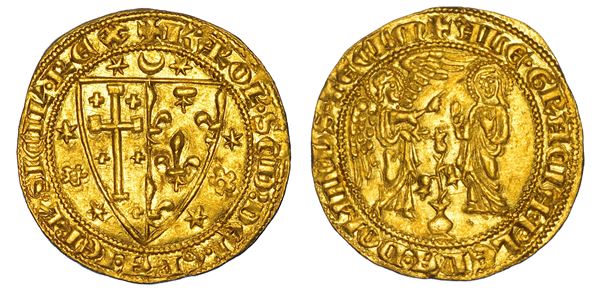 NAPOLI. CARLO II D'ANGIÒ, 1285-1309.  Saluto d'oro.