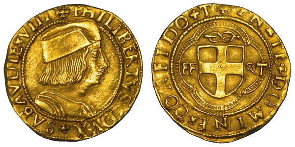 DUCATO DI SAVOIA. FILIBERTO II Il Bello, 1497-1504. Ducato d’oro. Torino.