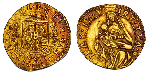 DUCATO DI SAVOIA. CARLO EMANUELE I Il Grande, 1580-1630. Ducato 1601. Torino.
