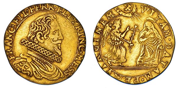 MESSERANO. FRANCESCO FILIBERTO FERRERO FIESCHI, 1584-1629. Doppia.