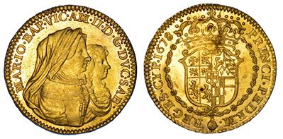 VITTORIO AMEDEO II, Ducato di Savoia (1675-1680) - Doppia 1678, Torino