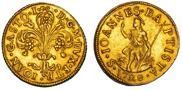 FIRENZE. GIAN GASTONE DE' MEDICI, 1723-1737. Fiorino 1728.