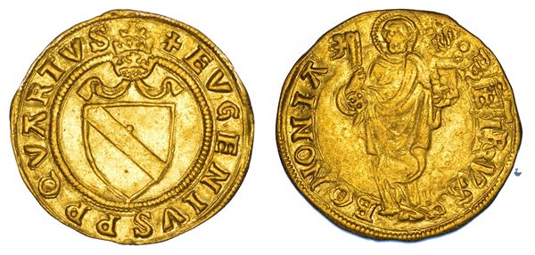 STATO PONTIFICIO. EUGENIO IV (Gabriele Condulmer), 1431-1447. Ducato papale. Bologna.