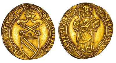 STATO PONTIFICIO, Ducato di Eugenio IV (Gabriele Condulmer), 1431-1447, Oro