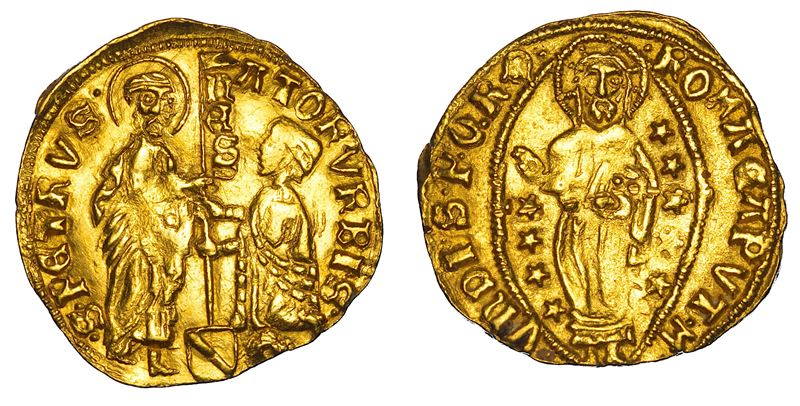 STATO PONTIFICIO. SENATO ROMANO, 1184-1439. Ducato (1431-1447). Roma.  - Auction Numismatics - Cambi Casa d'Aste
