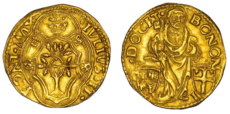 STATO PONTIFICIO. GIULIO II (Giuliano della Rovere), 1503-1513. Ducato papale. Bologna.  - Auction Numismatics - Cambi Casa d'Aste