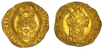 PIO II (Enea Silvio Bartolomeo Piccolomini), Ducato papale, 1458-1464