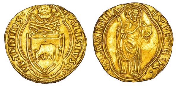 STATO PONTIFICIO. CALLISTO III (Alonso de Borja), 1455-1458. Ducato papale. Roma.