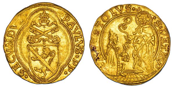 STATO PONTIFICIO. PAOLO II (Pietro Barbo), 1464-1471. Ducato papale. Roma.