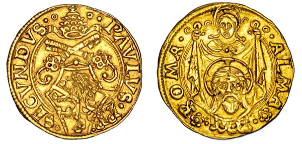 STATO PONTIFICIO. PAOLO II (Pietro Barbo), 1464-1471. Ducato papale. Roma.