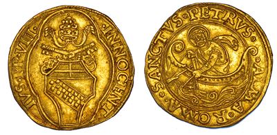 Innocenzo VIII, Fiorino di camera, Roma, 1484-1492