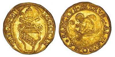 Innocenzo VIII (Giovanni Battista Cybo), Fiorino di camera, Roma, 1484-1492