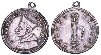 Milano, San Carlo Borromeo, Medaglia devozionale in argento, 1538-1584
