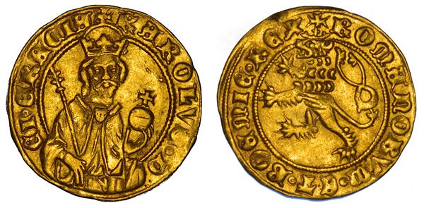 BOEMIA. KARL I (CHARLES IV DE LUXEMBOURG) , 1346-1378. Goldgulden.