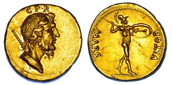 GUERRE CIVILI, 68-69. Aureo. Zecca incerta in Gallia.
