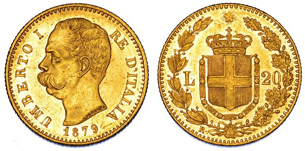 REGNO D'ITALIA. UMBERTO I DI SAVOIA, 1878-1900. 20 Lire 1879.