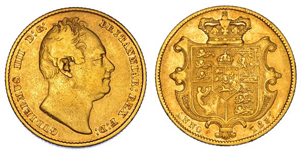 REGNO UNITO. WILLIAM IV, 1830-1837. Sovereign 1837.