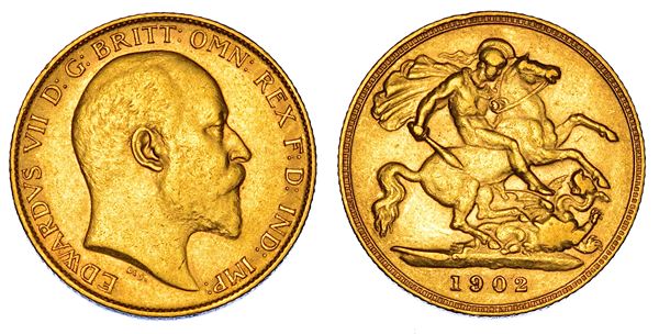 REGNO UNITO. EDWARD VII, 1902-1910. Half Sovereign 1902.