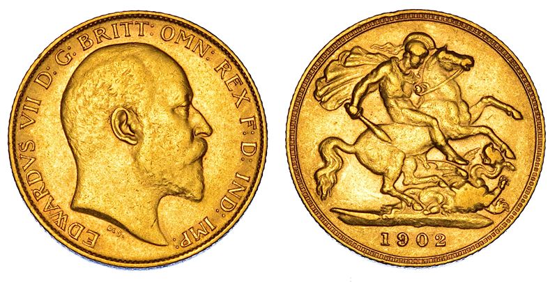 REGNO UNITO. EDWARD VII, 1902-1910. Half Sovereign 1902.  - Auction Numismatics - Cambi Casa d'Aste
