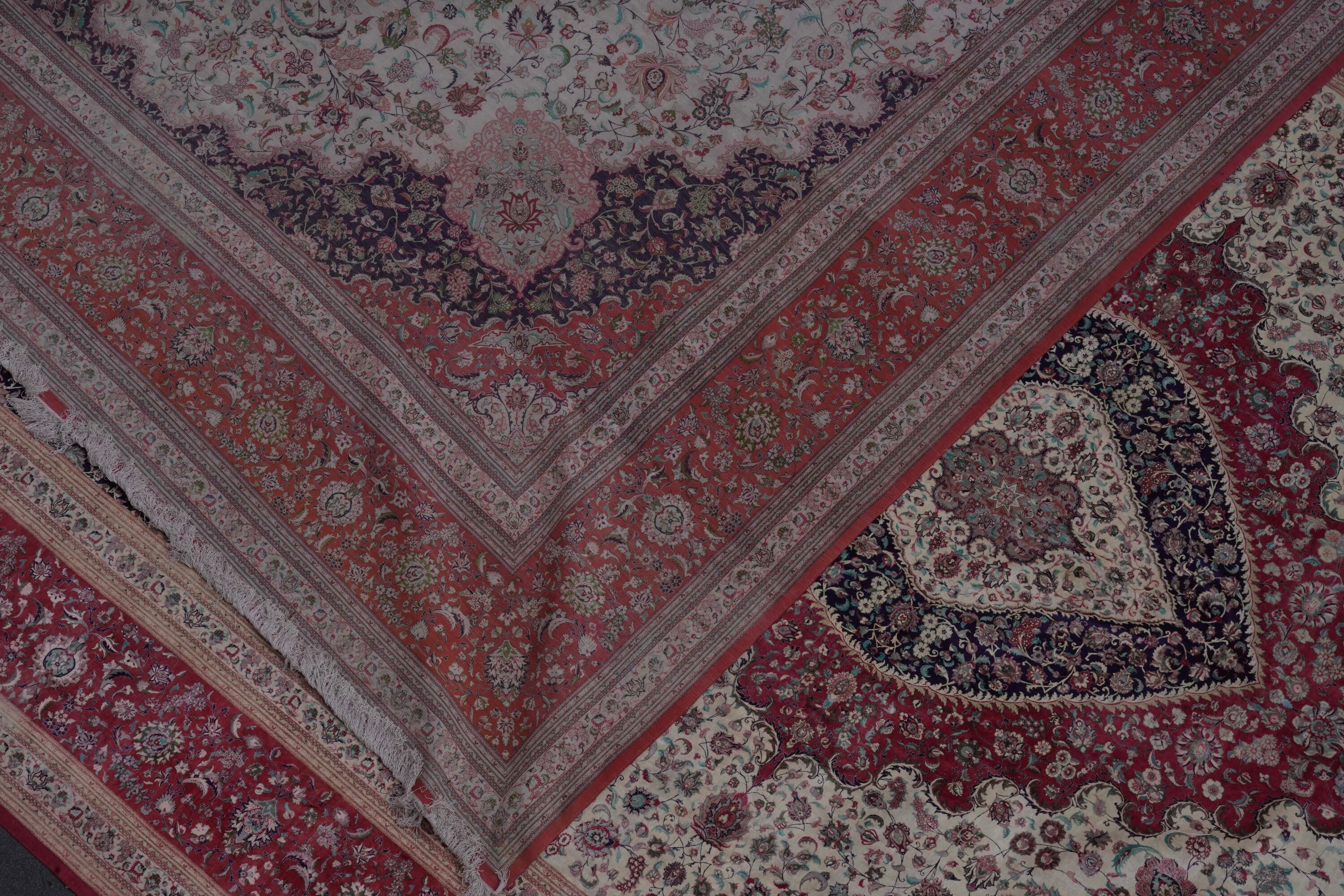 Tappeto Ghom, Persia, seta, XX secolo