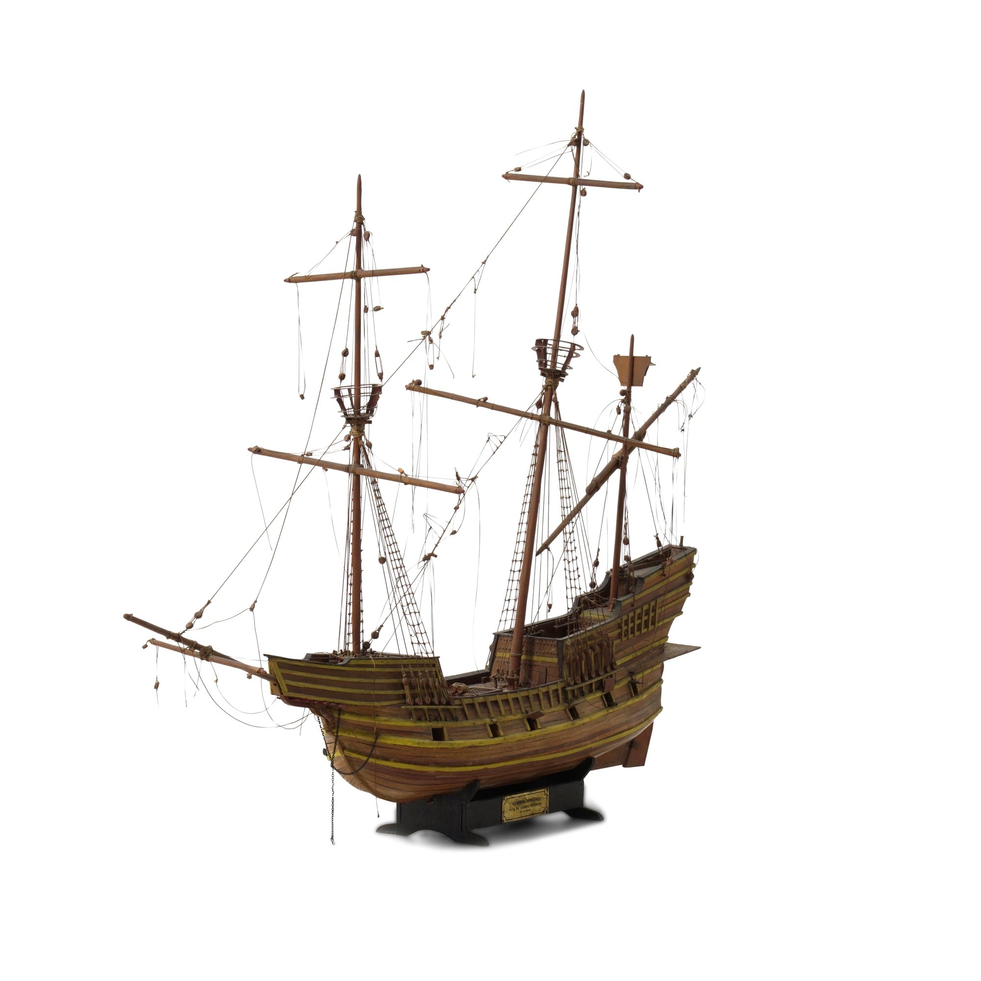 Modello di nave da guerra veneziana, Italia, XX secolo