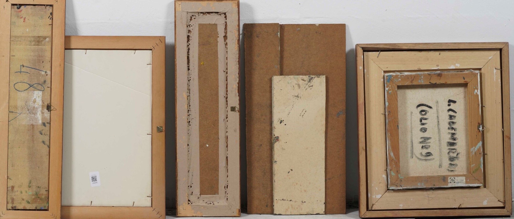 Lino Cademartori - Set di sette dipinti su legno