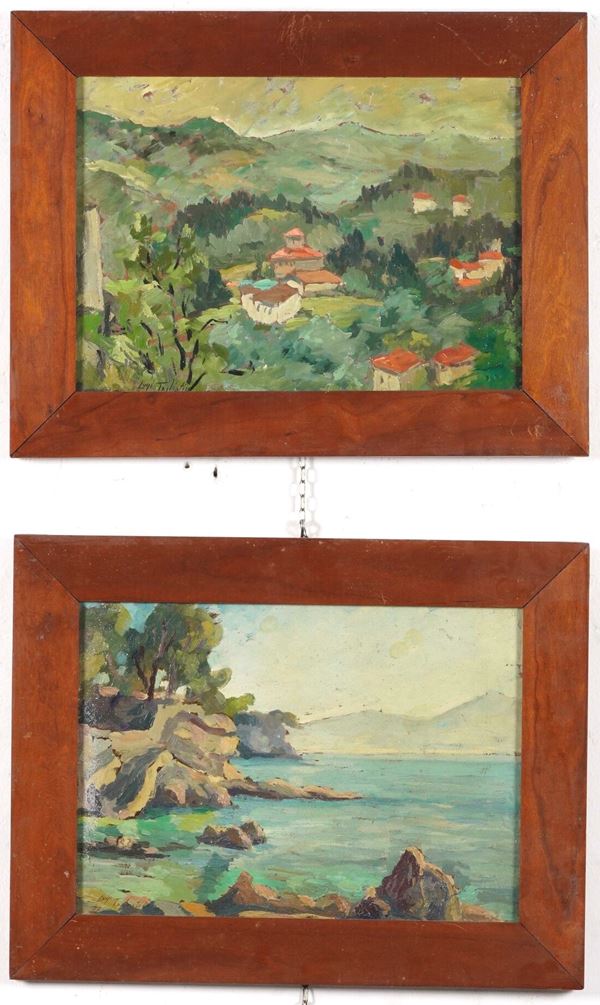 Luigi Tagliafico (XX secolo) Paesaggi