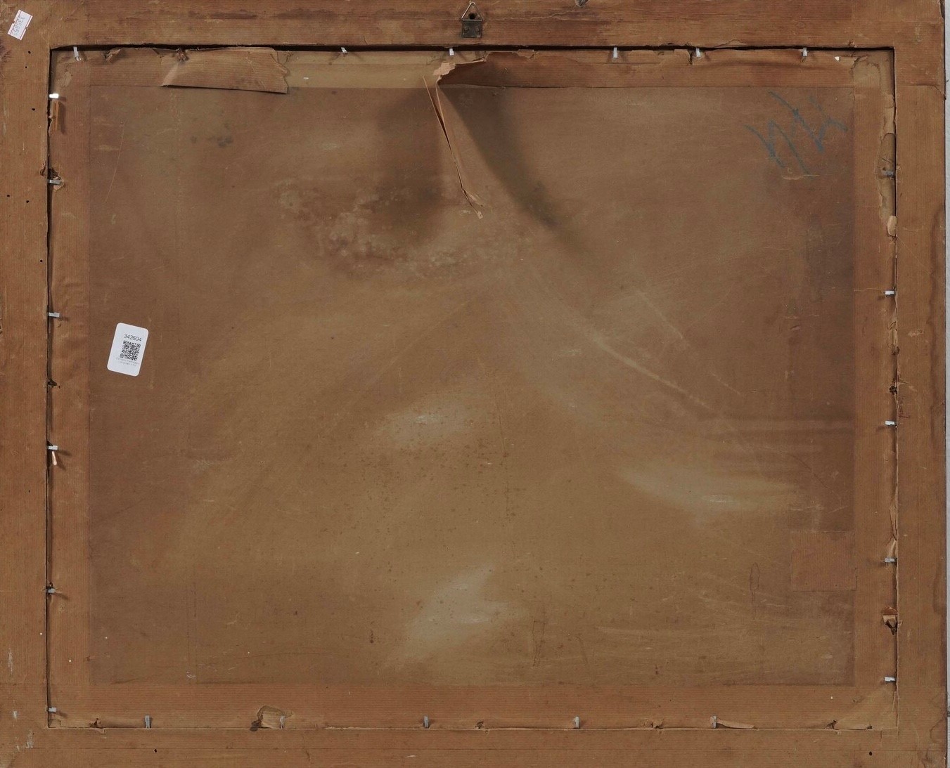 Autore non identificato, Disegno raffigurante paesaggio con ponte