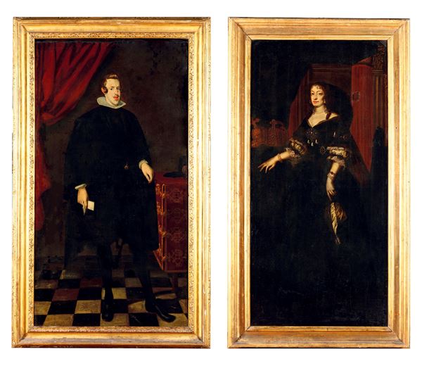 Ritratti di Filippo IV di Spagna e consorte