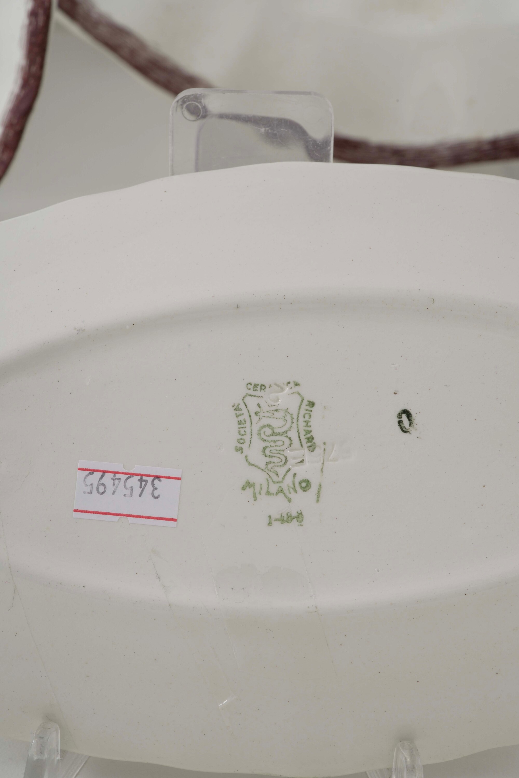 Società Ceramica Richard, Servizio da tavola per 12 persone in terraglia decorata (Milano, prima ...