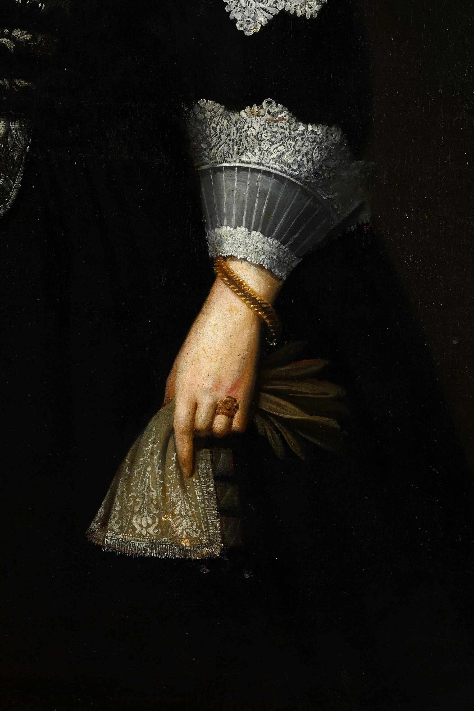 Thomas De Keyser - Ritratti di coniugi con stemmi araldici, olio su tela