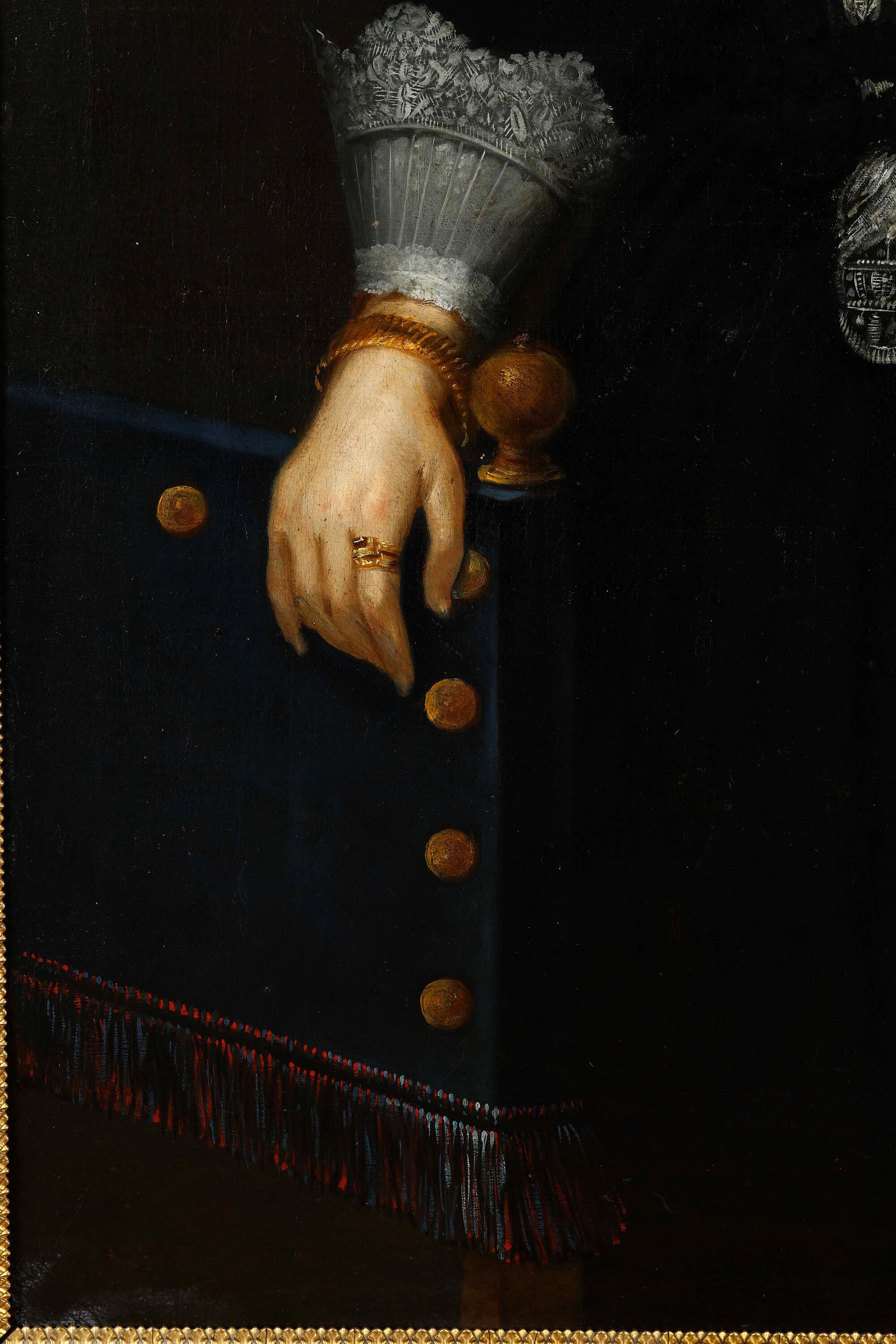 Thomas De Keyser - Ritratti di coniugi con stemmi araldici, olio su tela