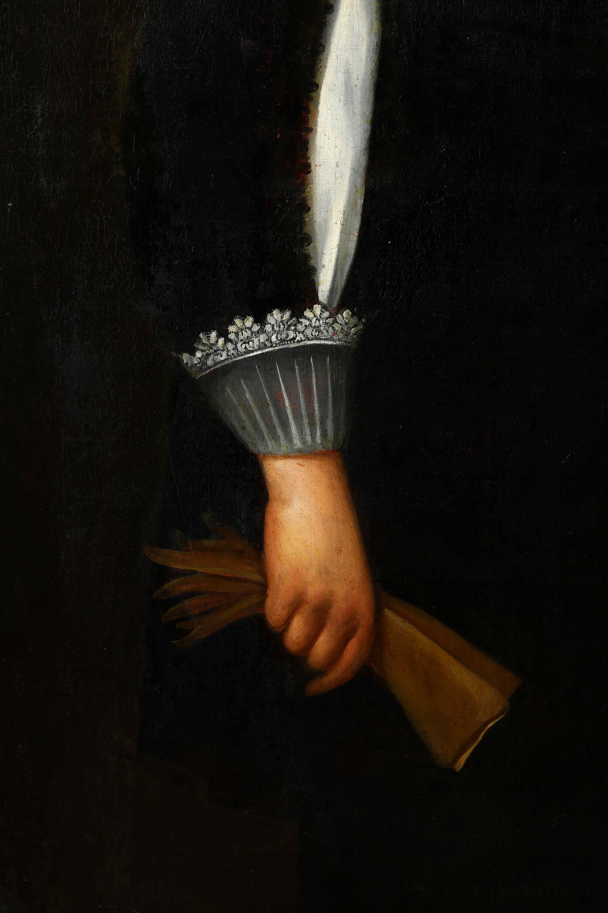 Thomas De Keyser - Ritratti di coniugi con stemmi araldici, olio su tela