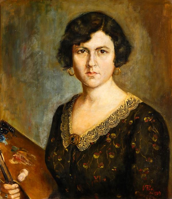 Autoritratto con tavolozza