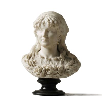 Scultore del XX Secolo Busto di Fanciulla