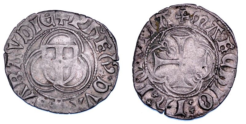 DUCATO DI SAVOIA. FILIBERTO I Il Cacciatore, 1472-1482. Piccolo Bianco. Bourg.  - Auction Numismatics - Cambi Casa d'Aste