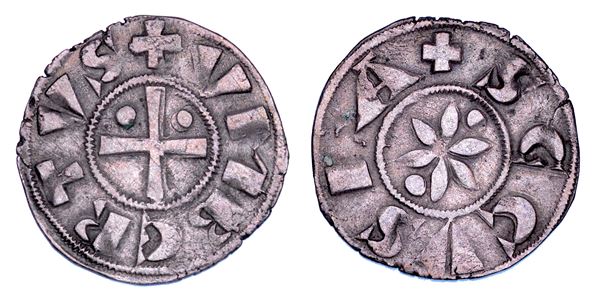DUCATO DI SAVOIA. UMBERTO II il Rinforzato, 1080-1103. Denaro secusino. IV Tipo.