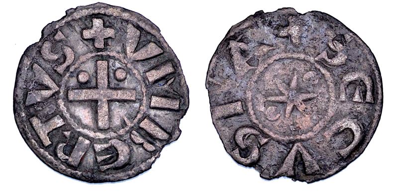 DUCATO DI SAVOIA. UMBERTO II il Rinforzato, 1080-1103. Obolo. I tipo.  - Asta Numismatica - Cambi Casa d'Aste