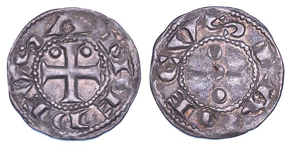 DUCATO DI SAVOIA. AMEDEO III il Crociato, 1103-1148. Denaro secusino.