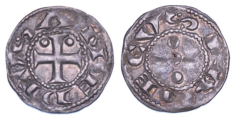 DUCATO DI SAVOIA. AMEDEO III il Crociato, 1103-1148. Denaro secusino.  - Asta Numismatica - Cambi Casa d'Aste