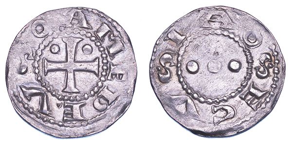 DUCATO DI SAVOIA. AMEDEO III il Crociato, 1103-1148. Denaro secusino.