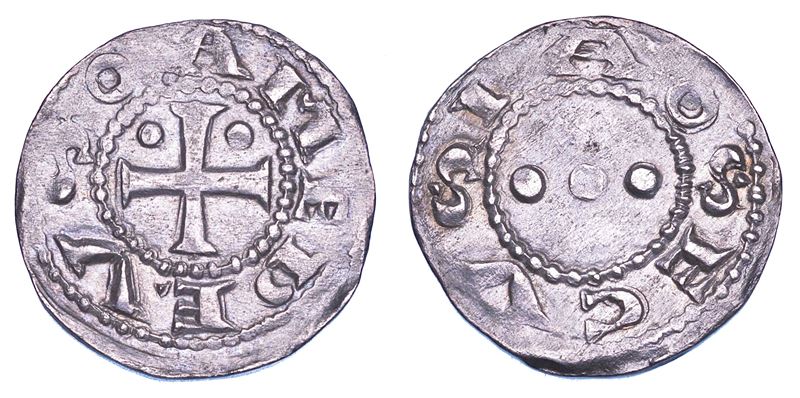 DUCATO DI SAVOIA. AMEDEO III il Crociato, 1103-1148. Denaro secusino.  - Asta Numismatica - Cambi Casa d'Aste