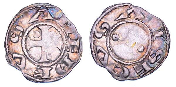 DUCATO DI SAVOIA. AMEDEO III il Crociato, 1103-1148. Denaro secusino.